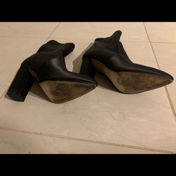 Express satin black sock booties - Picture 3 of 6